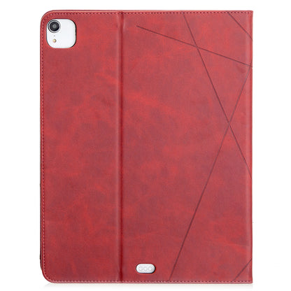 Geometric Pattern Cool Design Wake/Sleep Leather Case for iPad Pro 12.9-inch (2020)/(2018)