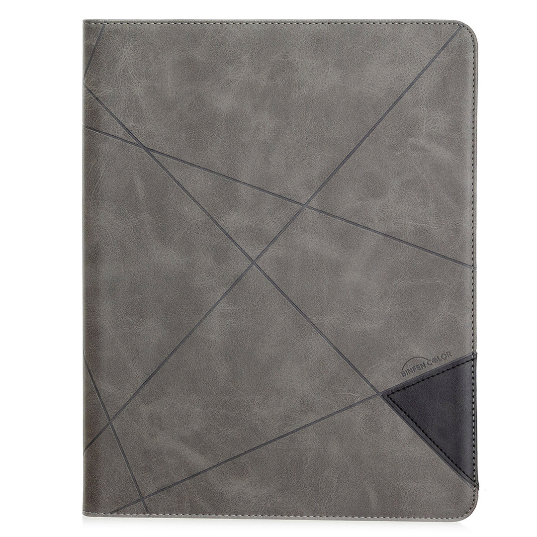 Geometric Pattern Cool Design Wake/Sleep Leather Case for iPad Pro 12.9-inch (2020)/(2018)