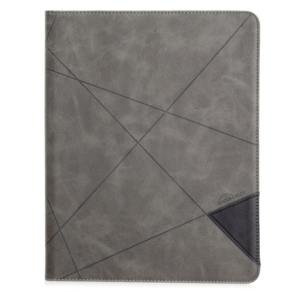 Geometric Pattern Cool Design Wake/Sleep Leather Case for iPad Pro 12.9-inch (2020)/(2018)