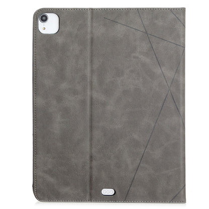 Geometric Pattern Cool Design Wake/Sleep Leather Case for iPad Pro 12.9-inch (2020)/(2018)