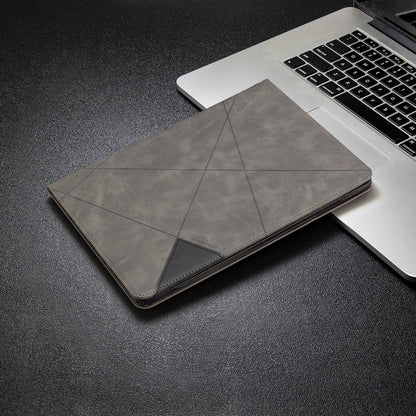 Geometric Pattern Cool Design Wake/Sleep Leather Case for iPad Pro 12.9-inch (2020)/(2018)