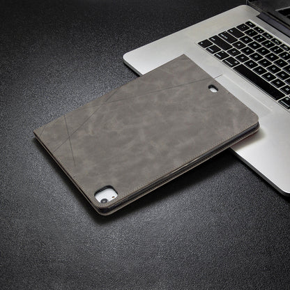 Geometric Pattern Cool Design Wake/Sleep Leather Case for iPad Pro 12.9-inch (2020)/(2018)