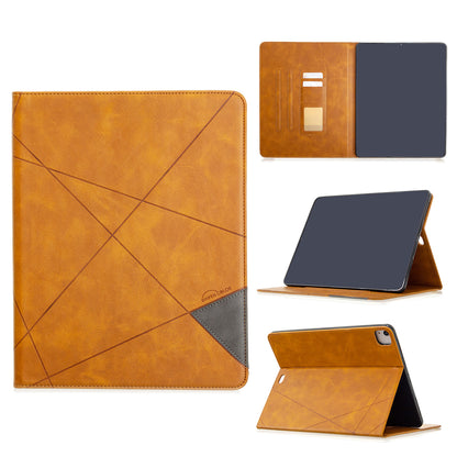 Geometric Pattern Cool Design Wake/Sleep Leather Case for iPad Pro 12.9-inch (2020)/(2018)