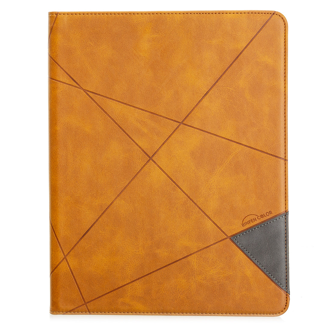 Geometric Pattern Cool Design Wake/Sleep Leather Case for iPad Pro 12.9-inch (2020)/(2018)