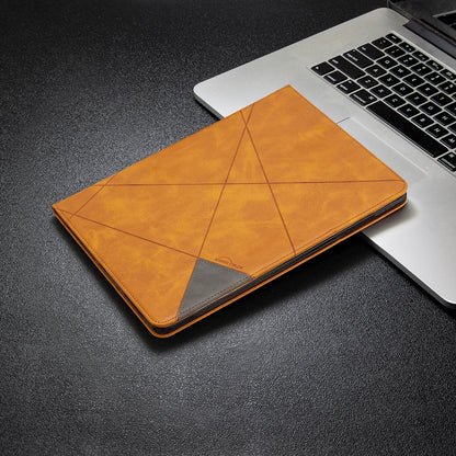 Geometric Pattern Cool Design Wake/Sleep Leather Case for iPad Pro 12.9-inch (2020)/(2018)