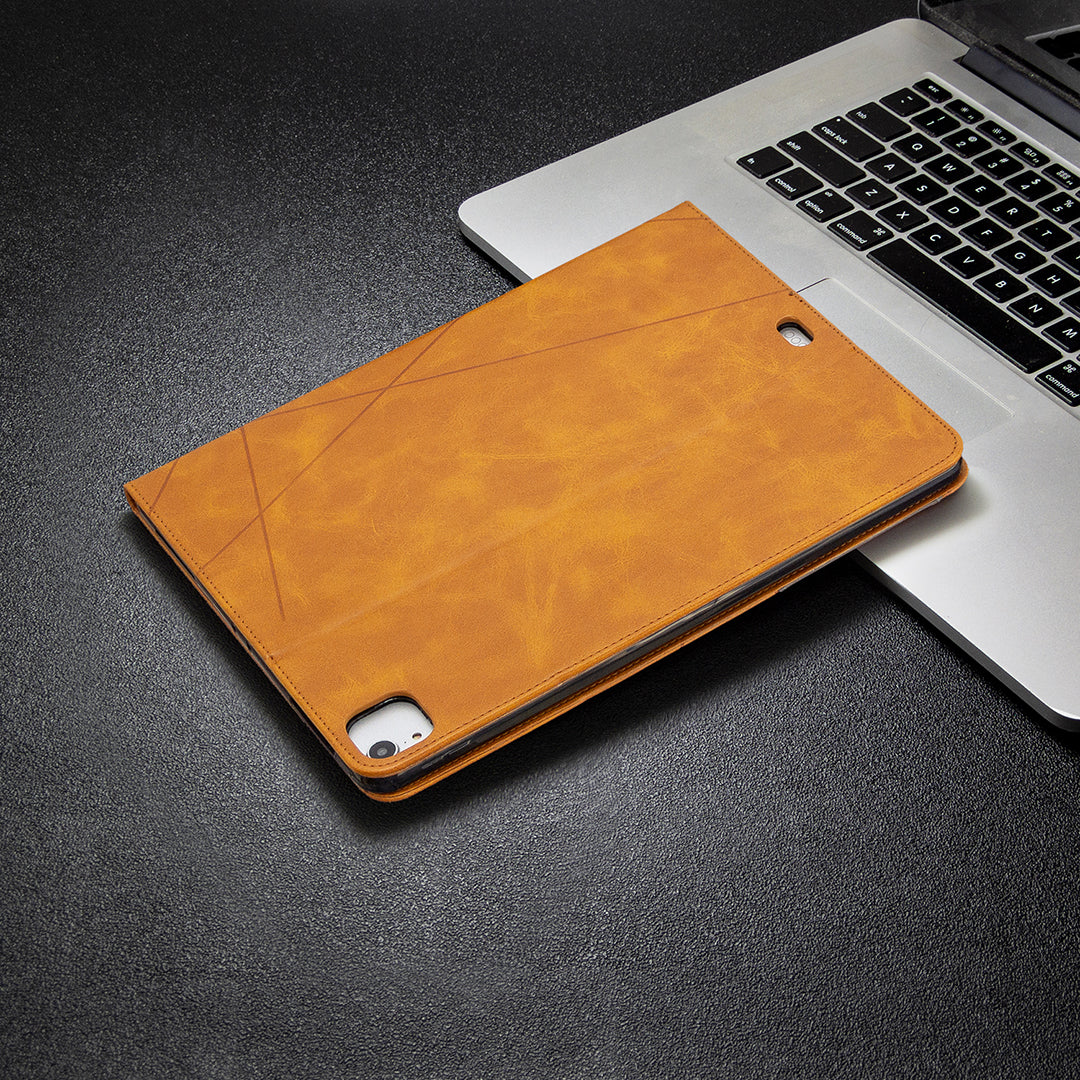 Geometric Pattern Cool Design Wake/Sleep Leather Case for iPad Pro 12.9-inch (2020)/(2018)