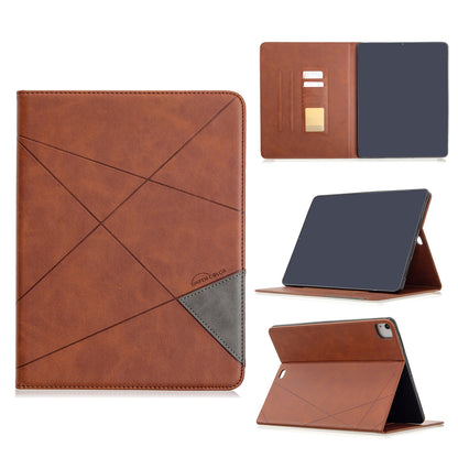 Geometric Pattern Cool Design Wake/Sleep Leather Case for iPad Pro 12.9-inch (2020)/(2018)