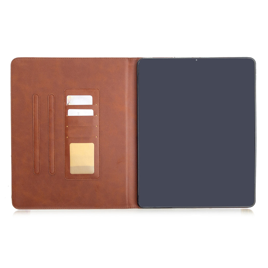Geometric Pattern Cool Design Wake/Sleep Leather Case for iPad Pro 12.9-inch (2020)/(2018)