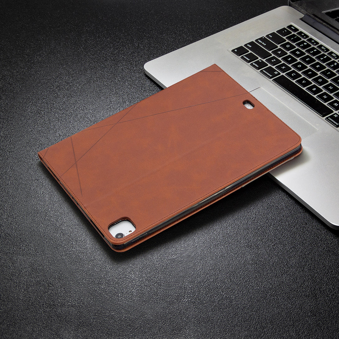 Geometric Pattern Cool Design Wake/Sleep Leather Case for iPad Pro 12.9-inch (2020)/(2018)