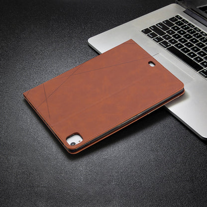 Geometric Pattern Cool Design Wake/Sleep Leather Case for iPad Pro 12.9-inch (2020)/(2018)