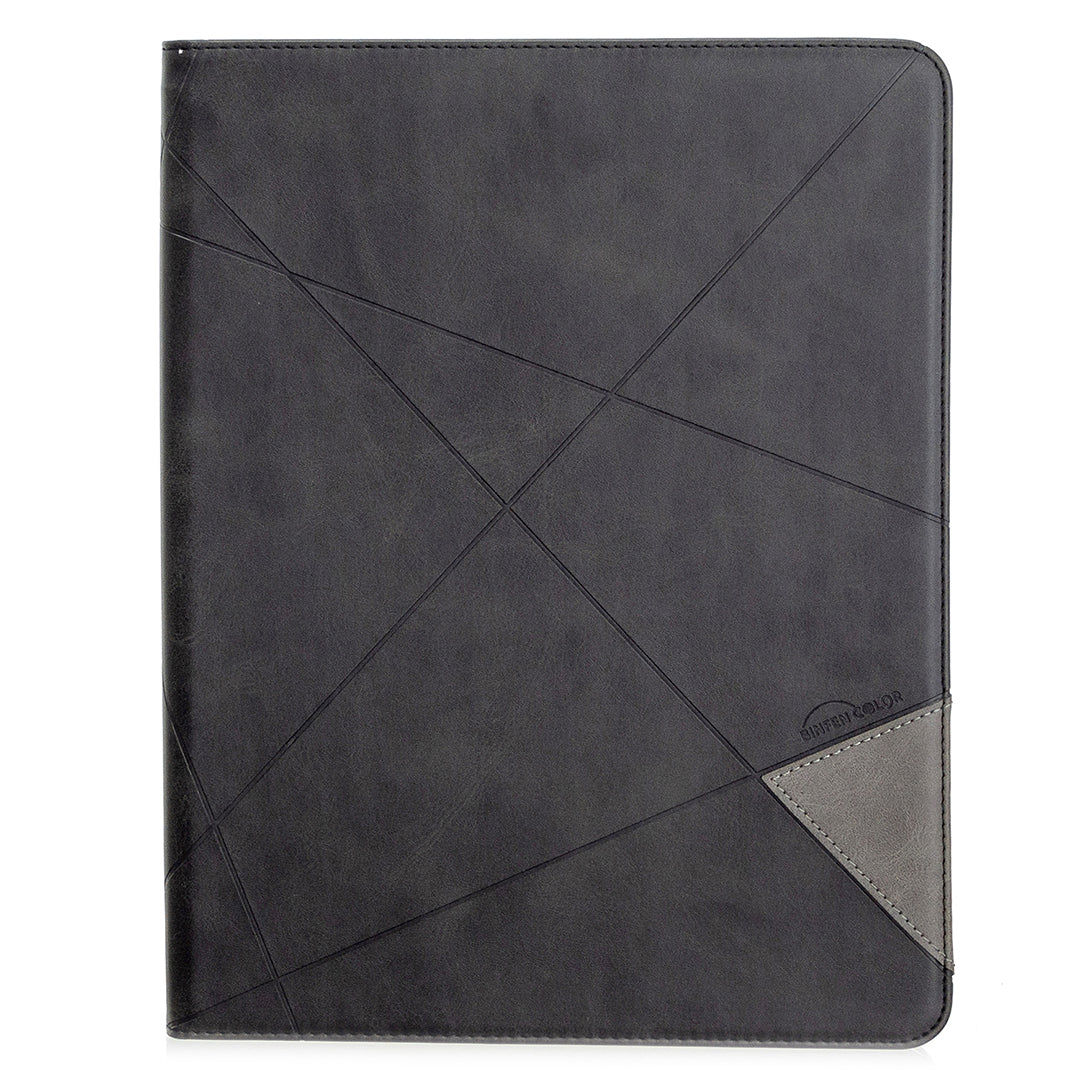 Geometric Pattern Cool Design Wake/Sleep Leather Case for iPad Pro 12.9-inch (2020)/(2018)