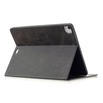 Geometric Pattern Cool Design Wake/Sleep Leather Case for iPad Pro 12.9-inch (2020)/(2018)