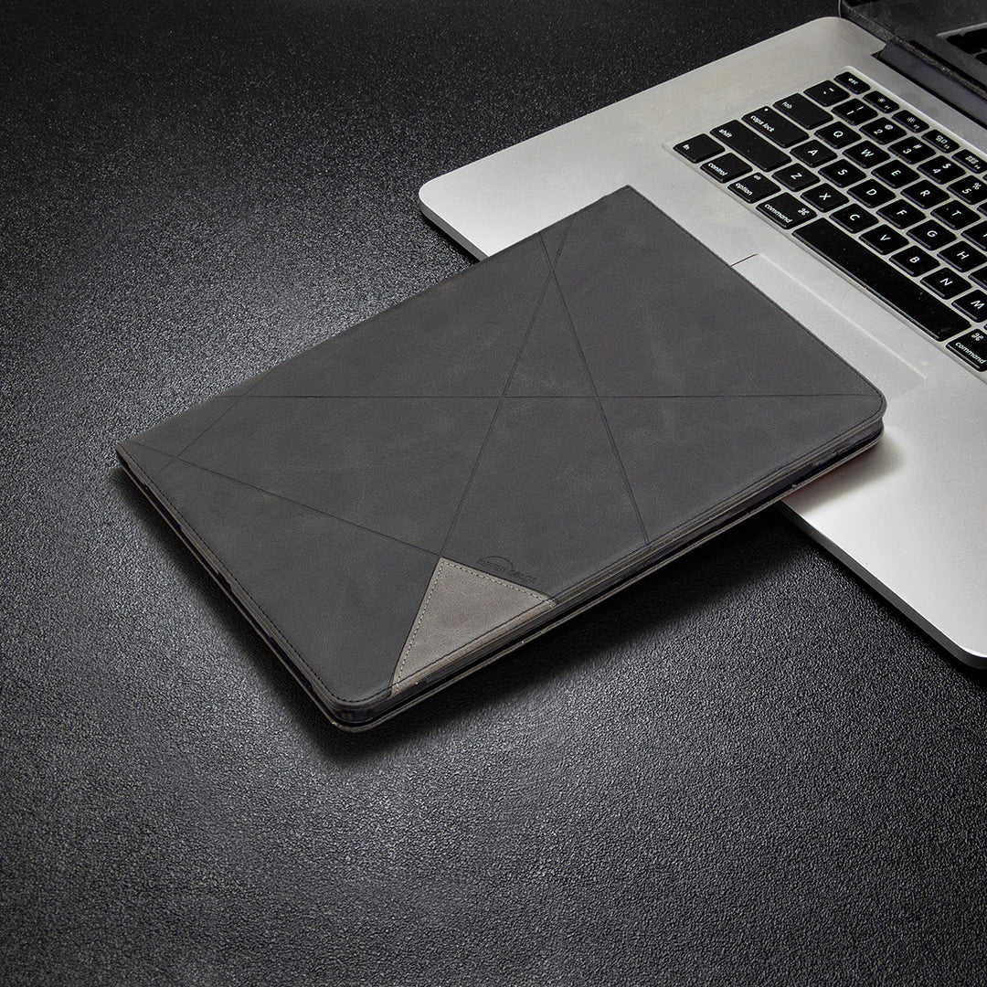 Geometric Pattern Cool Design Wake/Sleep Leather Case for iPad Pro 12.9-inch (2020)/(2018)