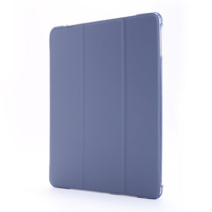 Shockproof Anti-scratch Anti-dust Tri-fold Stand Leather Tablet Case with Pen Slot for iPad 9.7-inch (2018)