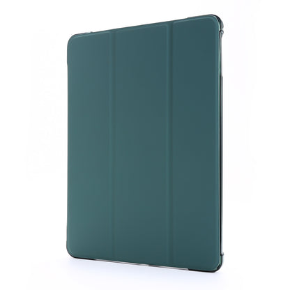 Shockproof Anti-scratch Anti-dust Tri-fold Stand Leather Tablet Case with Pen Slot for iPad 9.7-inch (2018)