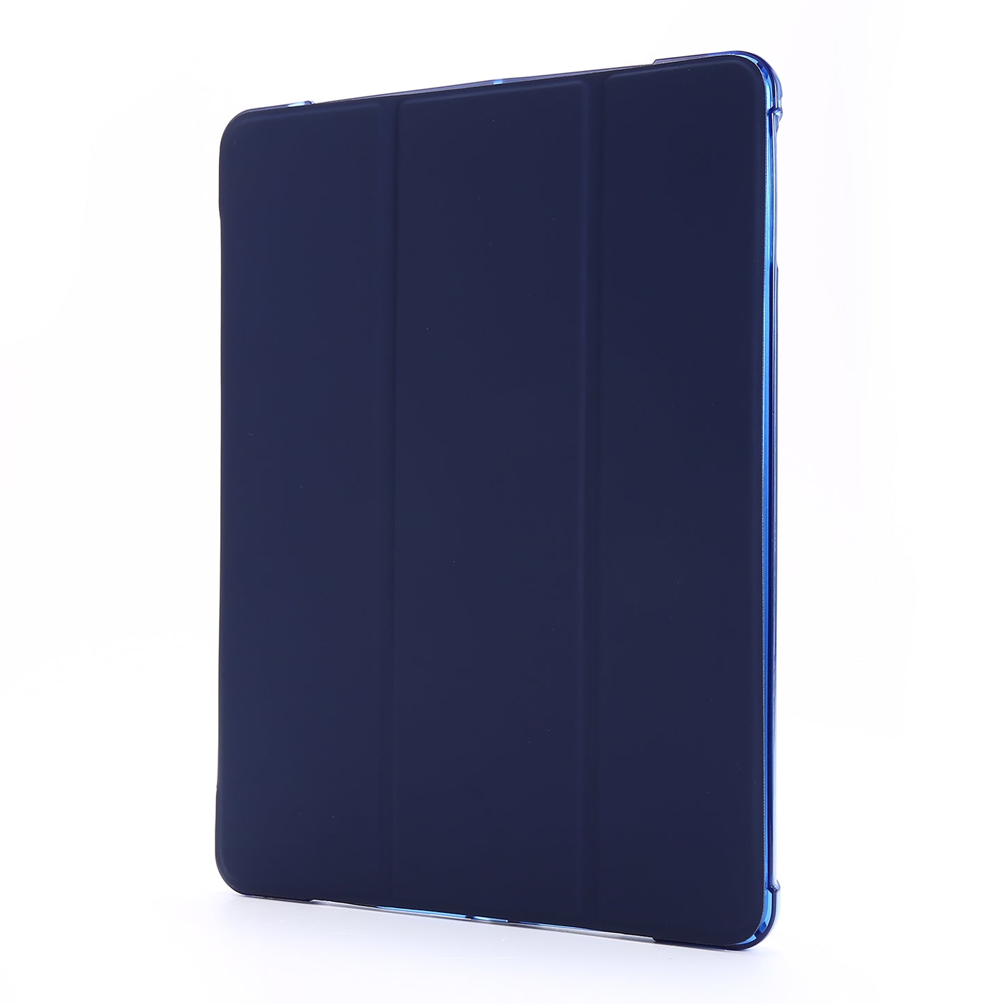 Shockproof Anti-scratch Anti-dust Tri-fold Stand Leather Tablet Case with Pen Slot for iPad 9.7-inch (2018)