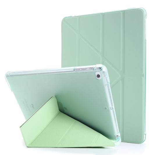 Deformable Stand Leather Smart Tablet Case for iPad 9.7-inch (2018)