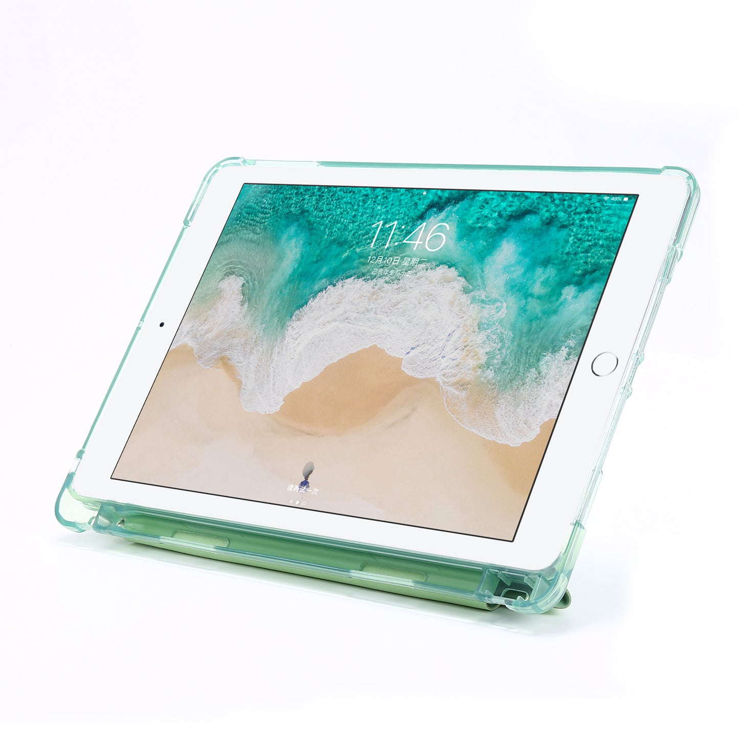 Deformable Stand Leather Smart Tablet Case for iPad 9.7-inch (2018)