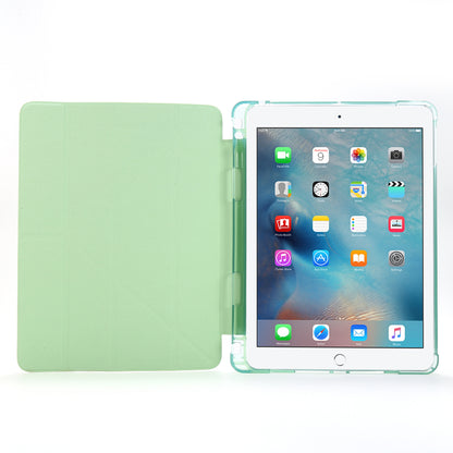 Deformable Stand Leather Smart Tablet Case for iPad 9.7-inch (2018)