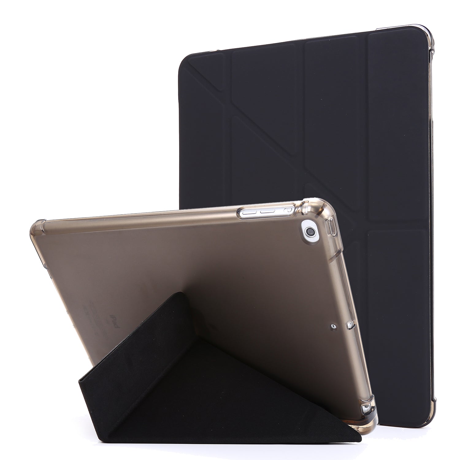 Deformable Stand Leather Smart Tablet Case for iPad 9.7-inch (2018)