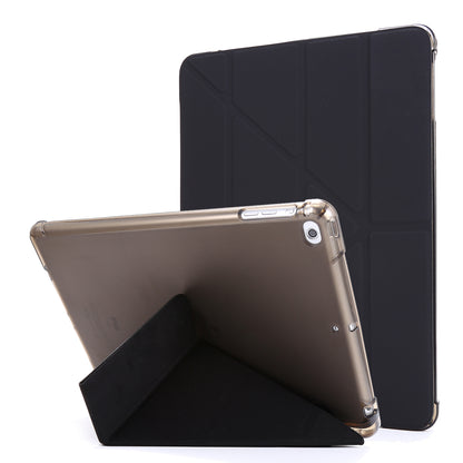Deformable Stand Leather Smart Tablet Case for iPad 9.7-inch (2018)