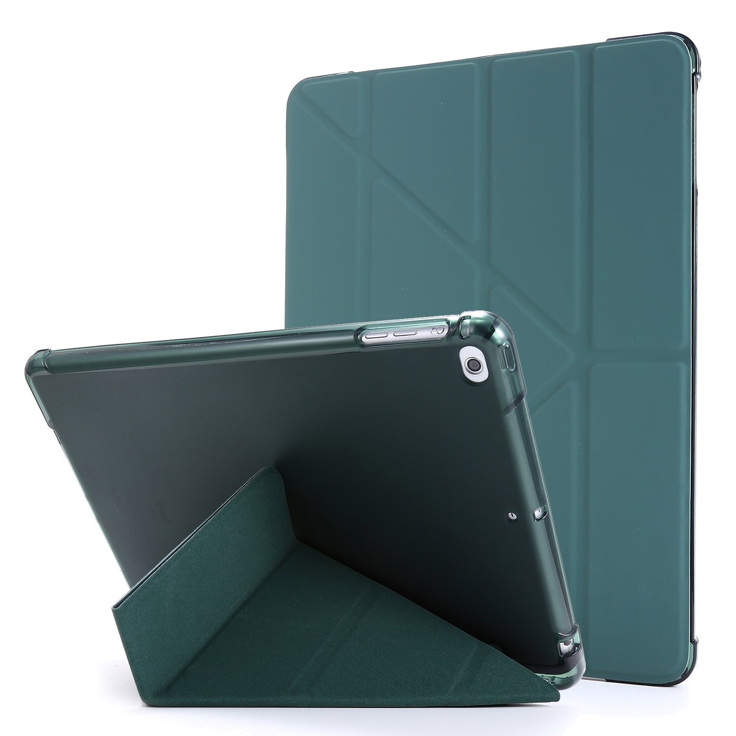 Deformable Stand Leather Smart Tablet Case for iPad 9.7-inch (2018)