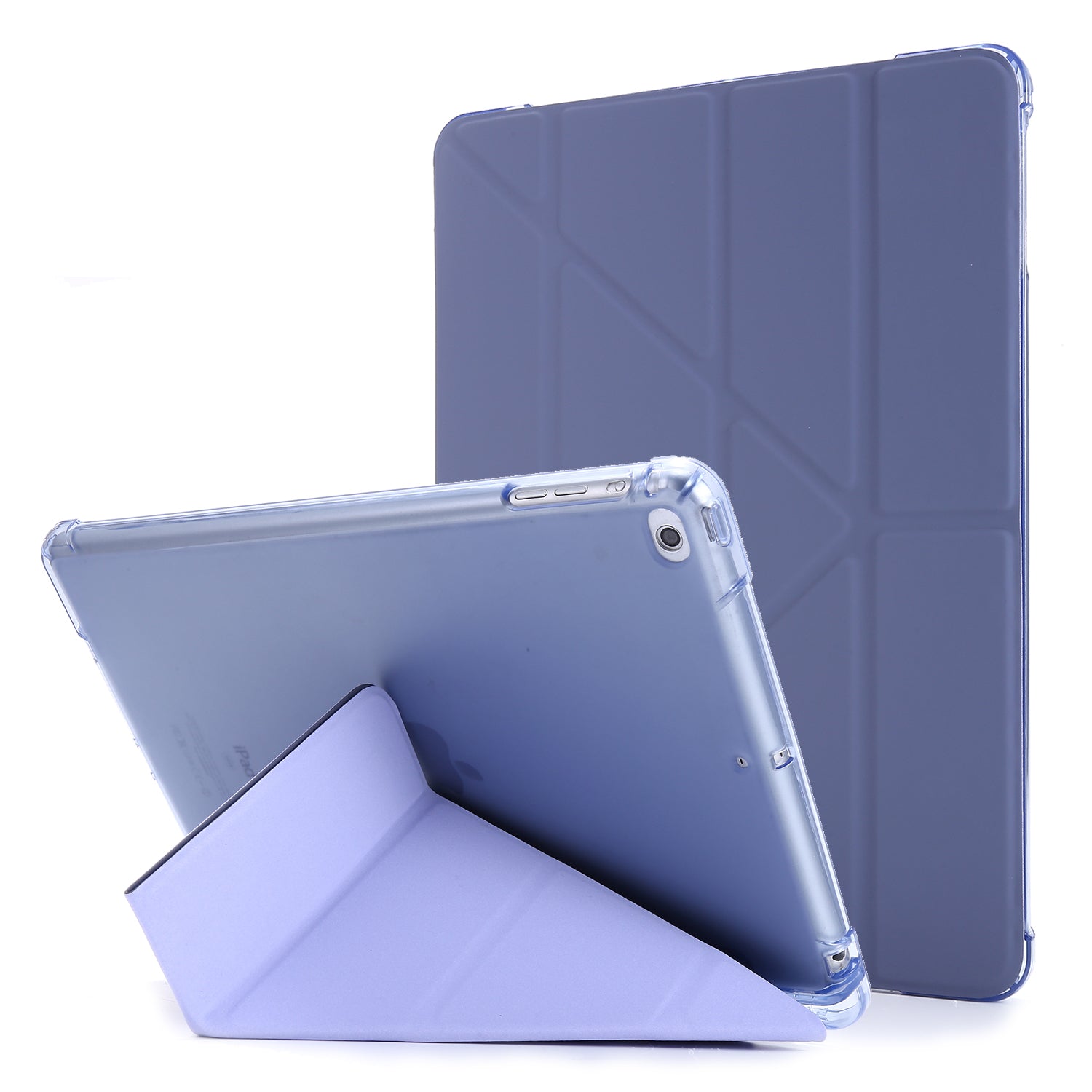 Deformable Stand Leather Smart Tablet Case for iPad 9.7-inch (2018)