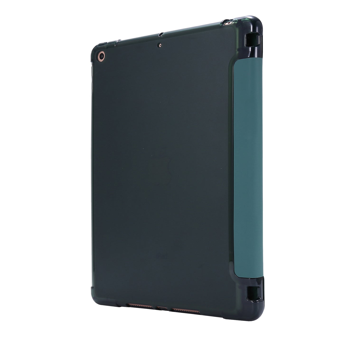 Tri-fold Stand Leather Tablet Shell with Pen Slot for iPad 10.2 (2021)/(2020)/(2019)