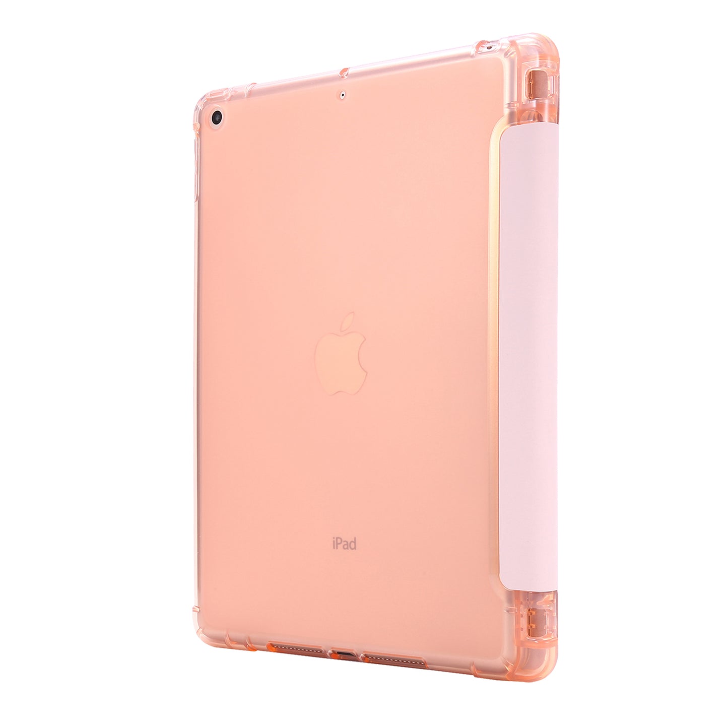 Tri-fold Stand Leather Tablet Shell with Pen Slot for iPad 10.2 (2021)/(2020)/(2019)