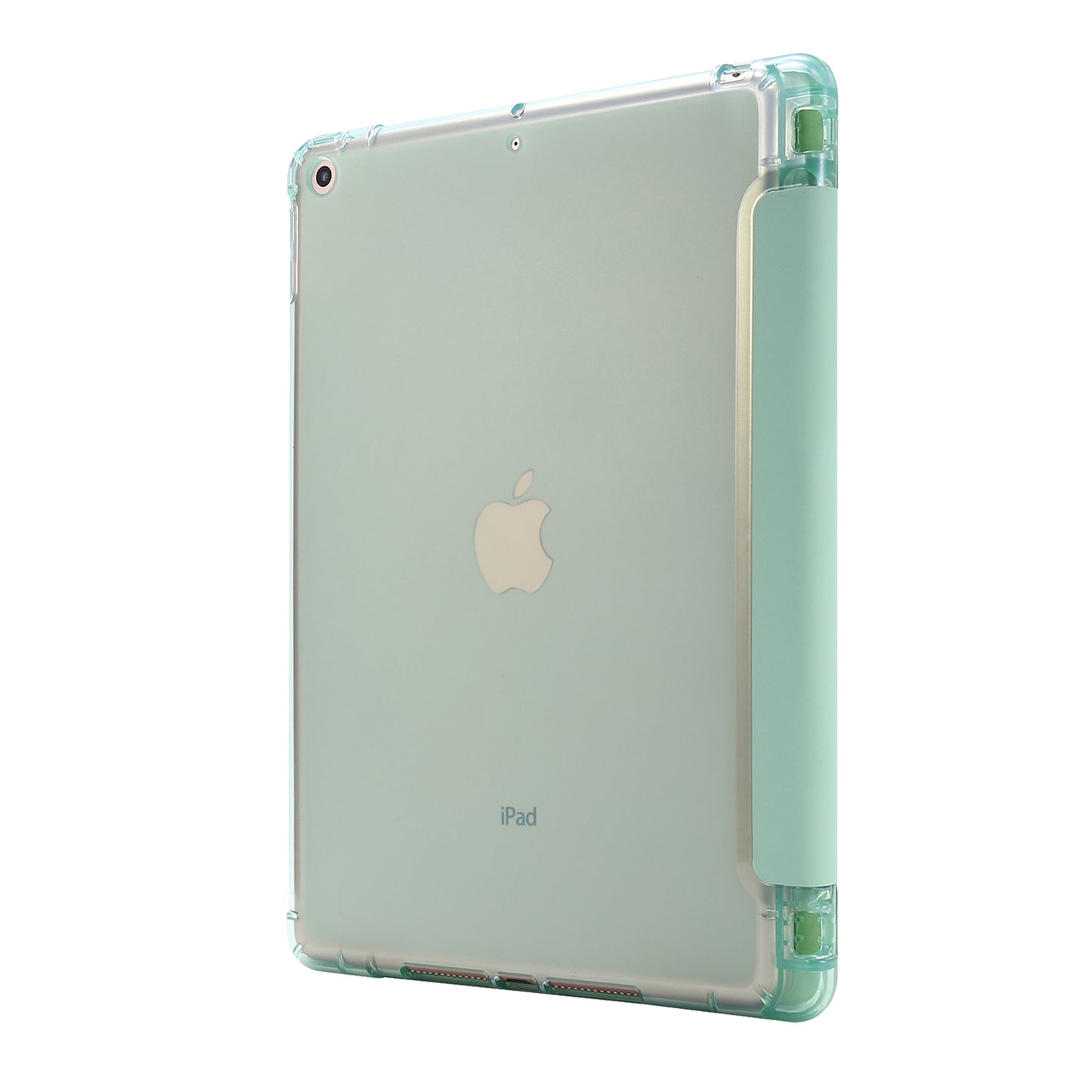 Tri-fold Stand Leather Tablet Shell with Pen Slot for iPad 10.2 (2021)/(2020)/(2019)
