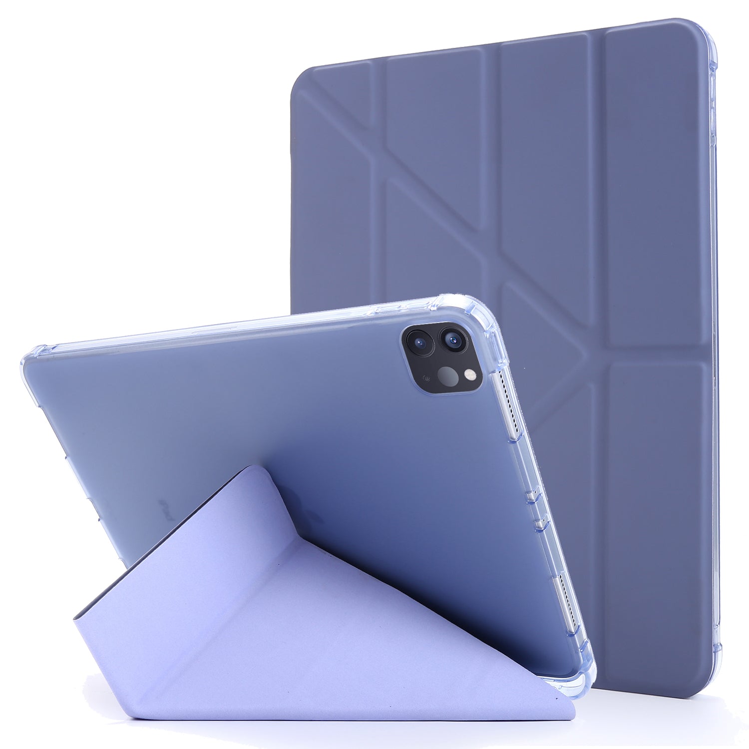 Deformable Stand Leather Smart Tablet Protective Case for iPad Pro 12.9-inch (2020)/(2018)