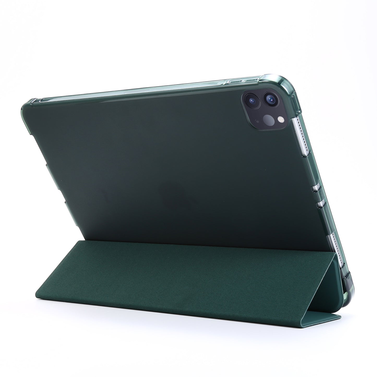 Tri-fold Stand Leather Tablet Cover Case with Pen Slot for iPad Pro 11-inch (2020)/(2018)