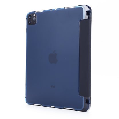 Tri-fold Stand Leather Tablet Cover Case with Pen Slot for iPad Pro 11-inch (2020)/(2018)