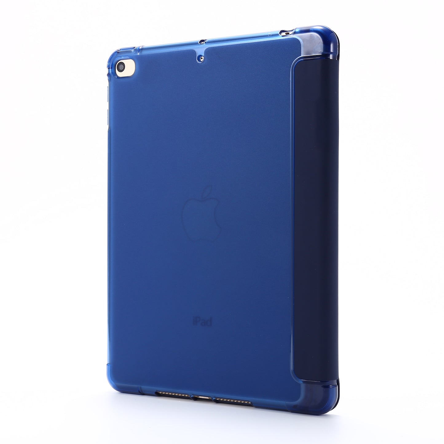 Tri-fold Stand Leather Tablet Shell with Pen Slot for iPad mini (2019) 7.9 inch/iPad mini 4/3/2/1