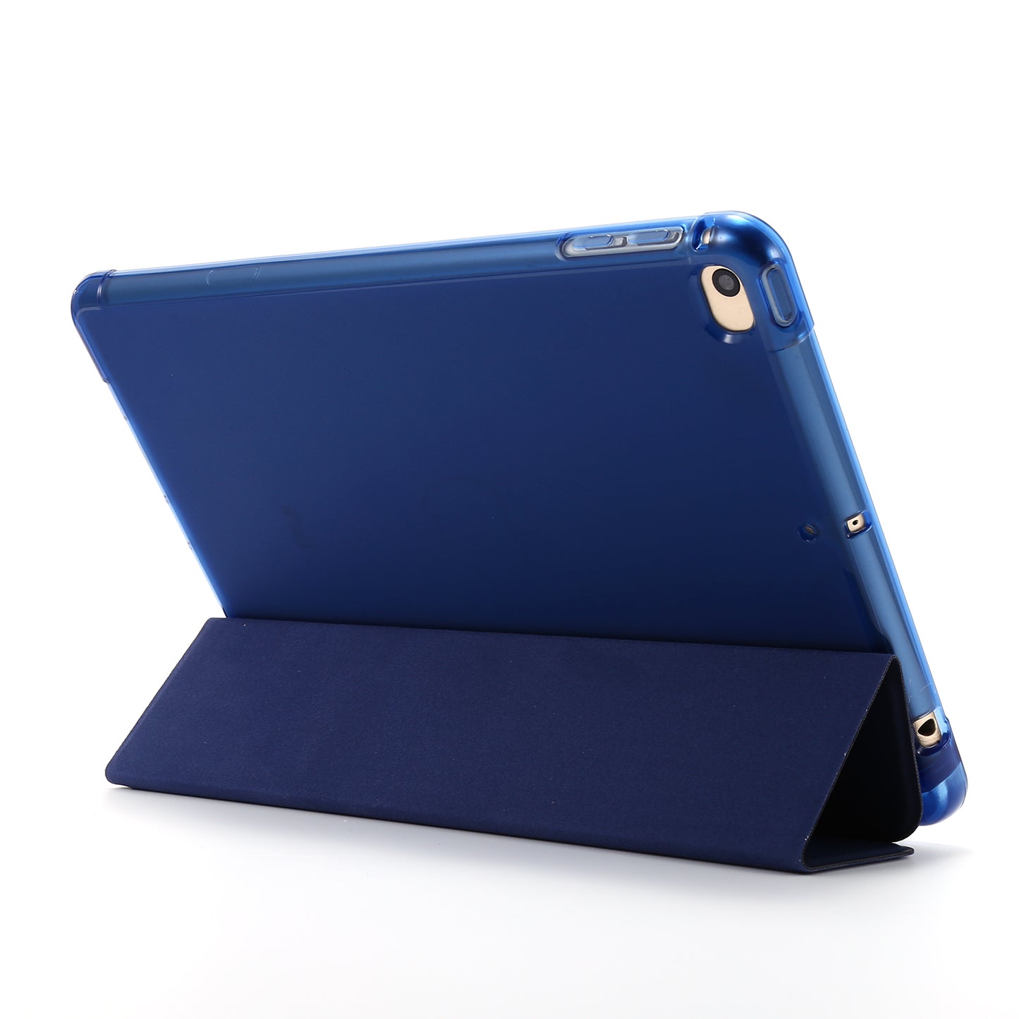 Tri-fold Stand Leather Tablet Shell with Pen Slot for iPad mini (2019) 7.9 inch/iPad mini 4/3/2/1