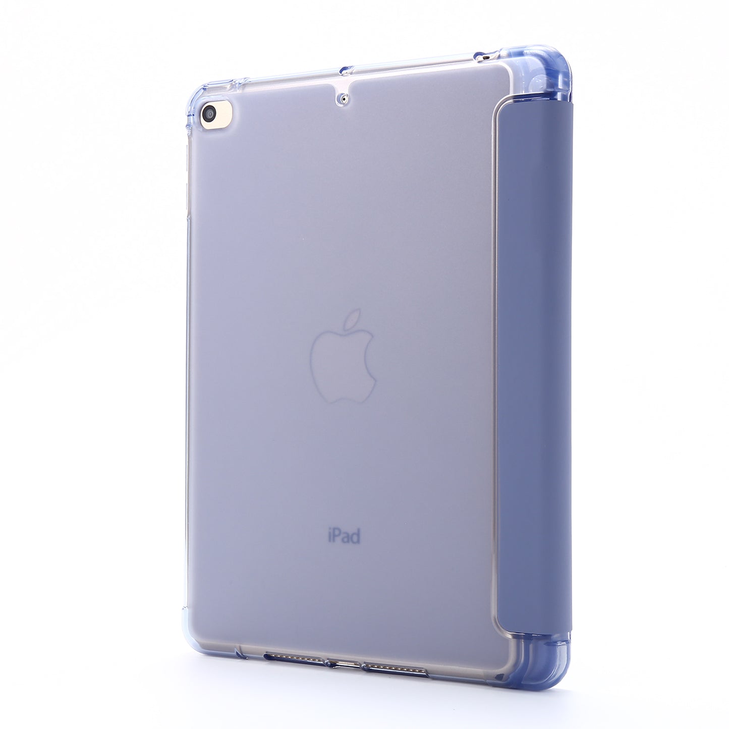 Tri-fold Stand Leather Tablet Shell with Pen Slot for iPad mini (2019) 7.9 inch/iPad mini 4/3/2/1