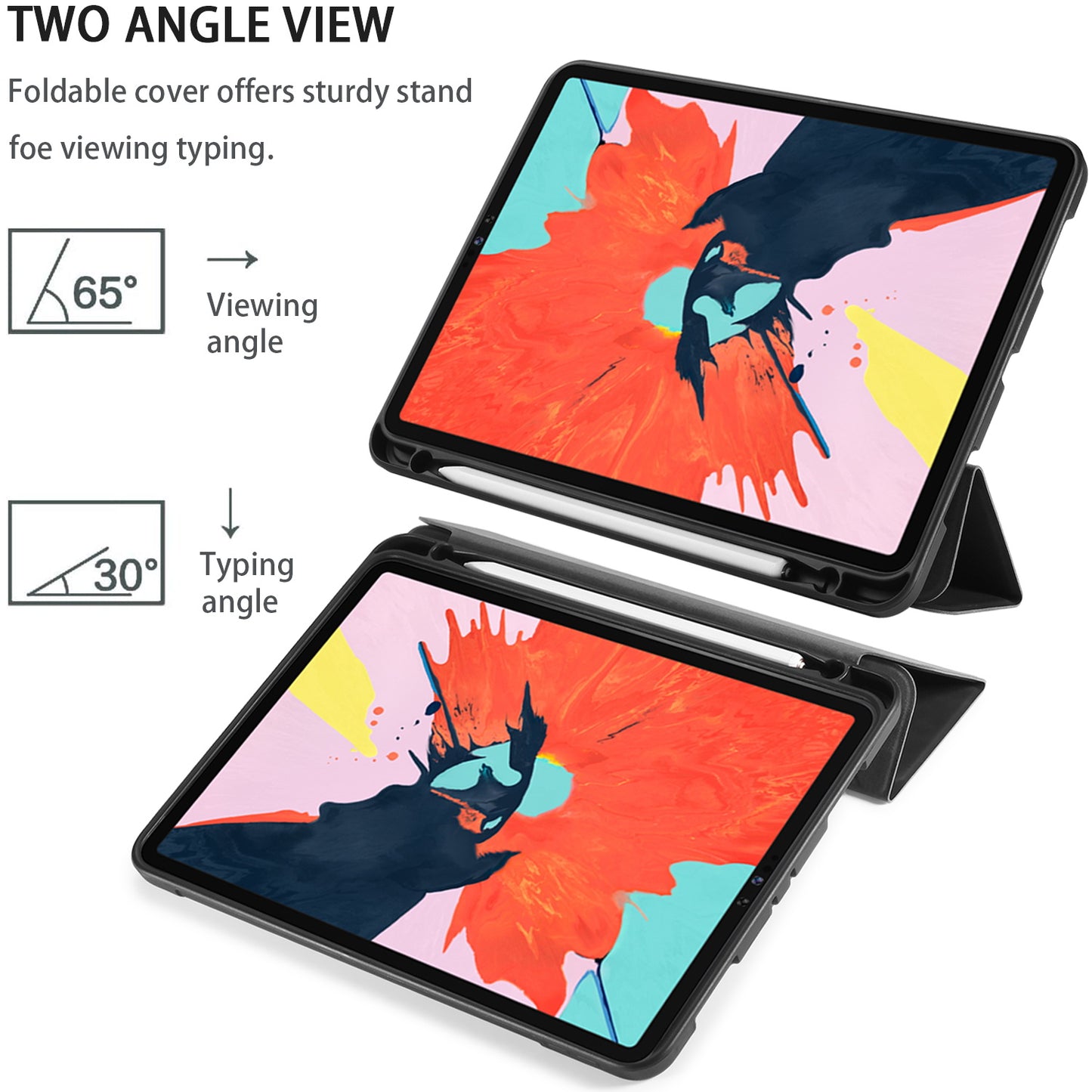 DG.MING See Series Auto Wake & Sleep Leather Phone Case for Apple iPad Pro 11-inch (2020)