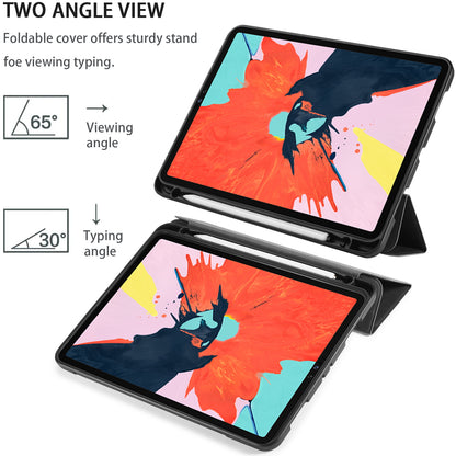 DG.MING See Series Auto Wake & Sleep Leather Phone Case for Apple iPad Pro 11-inch (2020)