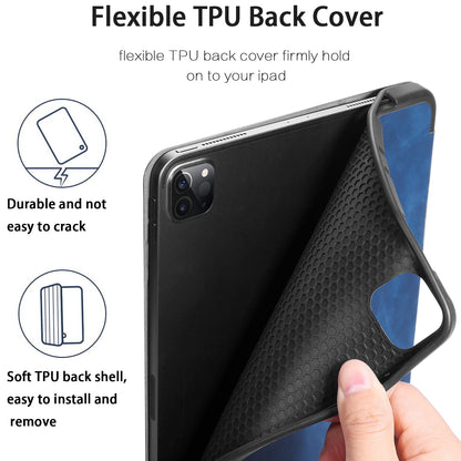 DG.MING See Series Auto Wake & Sleep Leather Phone Case for Apple iPad Pro 11-inch (2020)