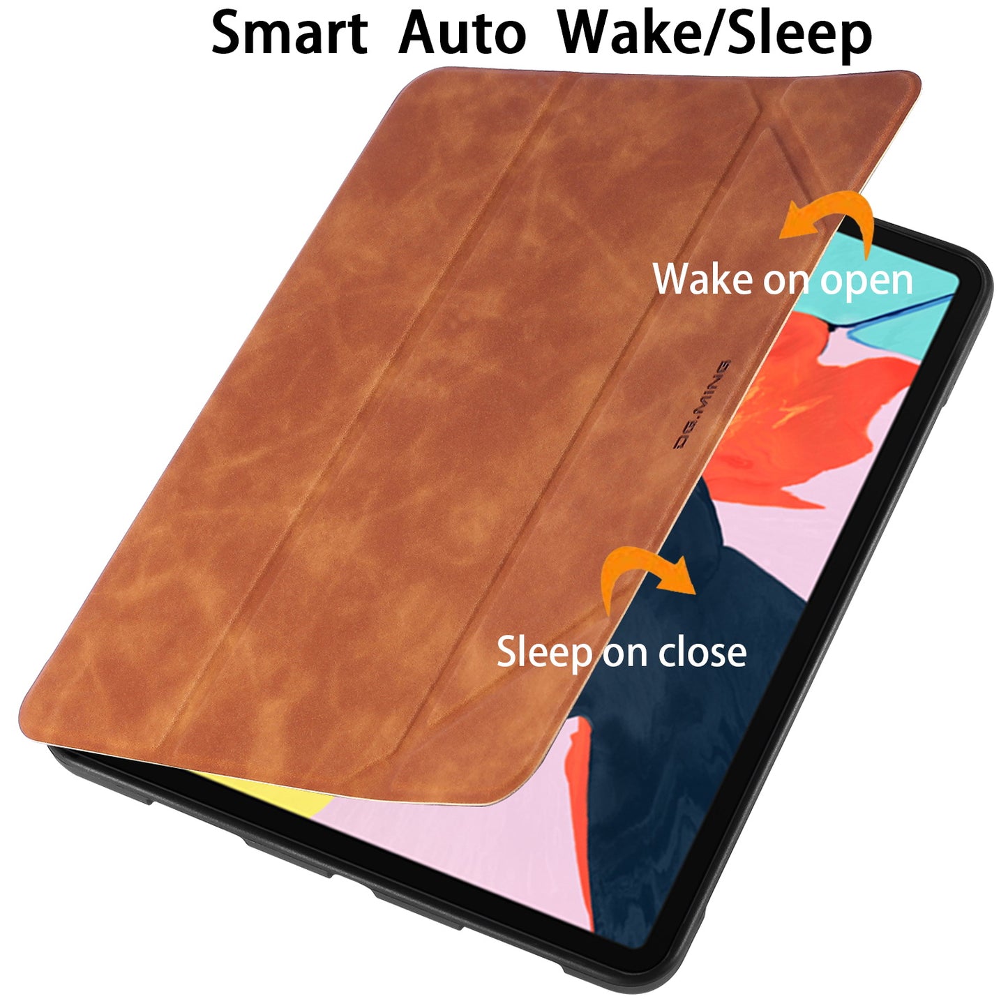 DG.MING See Series Auto Wake & Sleep Leather Phone Case for Apple iPad Pro 11-inch (2020)