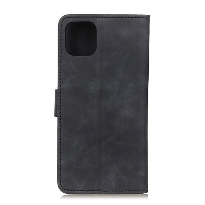 KHAZNEH Retro Leather Wallet Mobile Phone Shell for iPhone 12 Pro/12