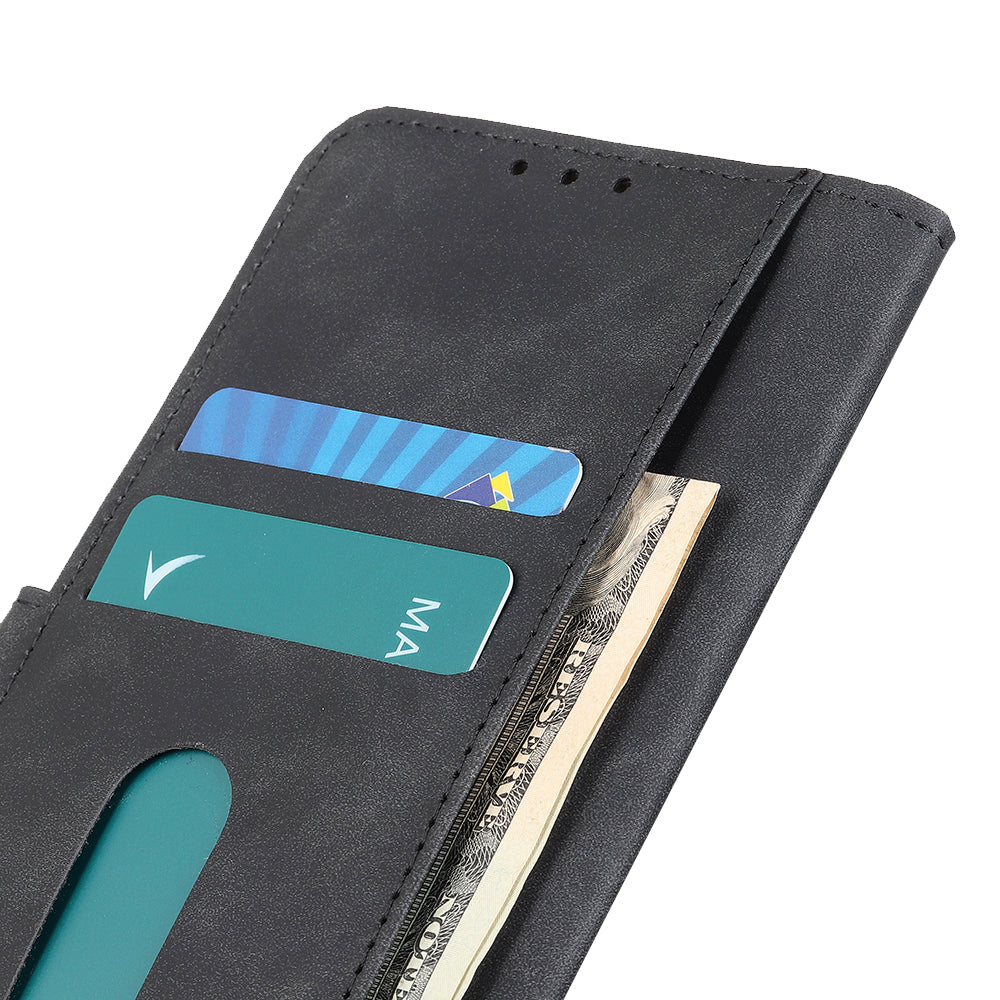 KHAZNEH Retro Leather Wallet Mobile Phone Shell for iPhone 12 Pro/12
