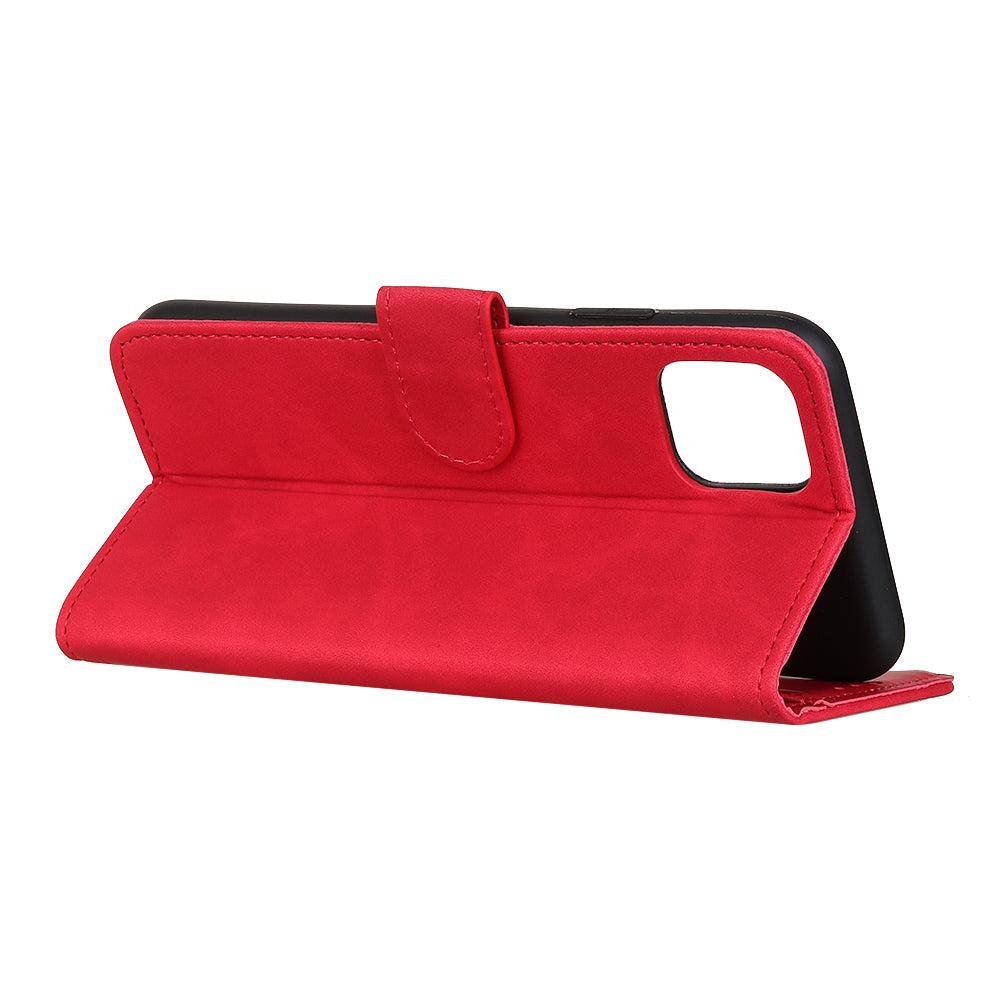 KHAZNEH Retro Leather Wallet Mobile Phone Shell for iPhone 12 Pro/12