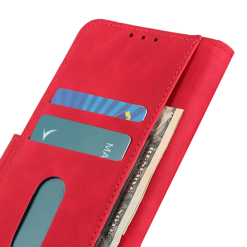 KHAZNEH Retro Leather Wallet Mobile Phone Shell for iPhone 12 Pro/12
