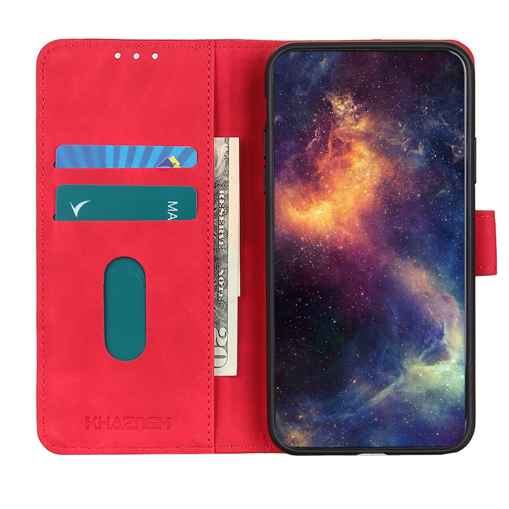 KHAZNEH Retro Leather Wallet Mobile Phone Shell for iPhone 12 Pro/12