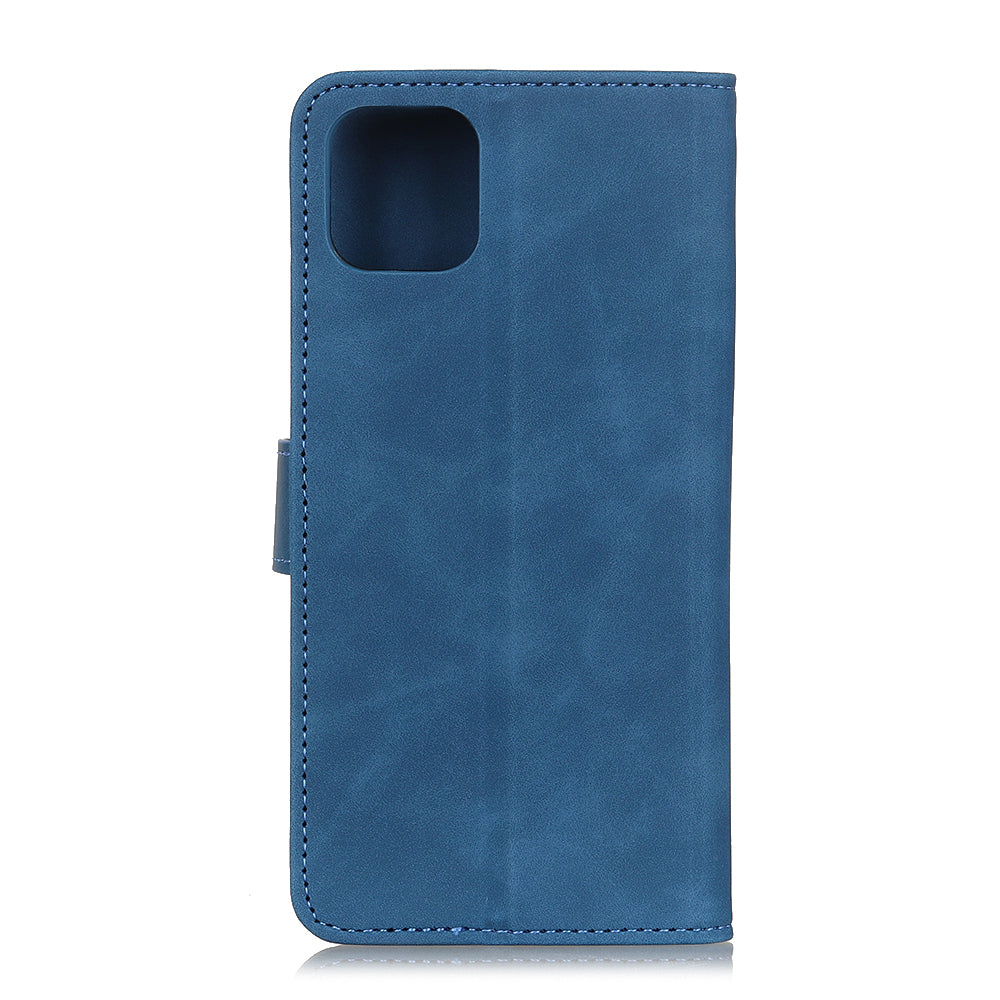 KHAZNEH Retro Leather Wallet Mobile Phone Shell for iPhone 12 Pro/12
