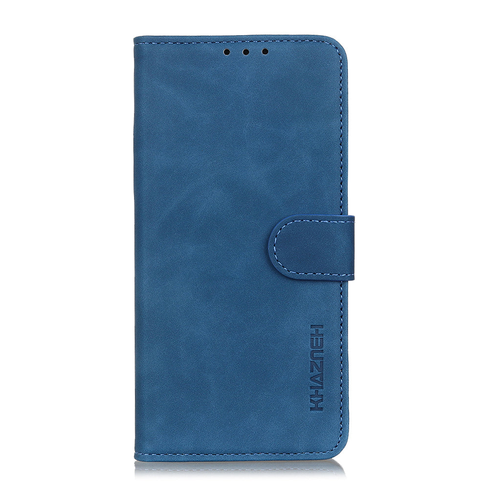 KHAZNEH Retro Leather Wallet Mobile Phone Shell for iPhone 12 Pro/12