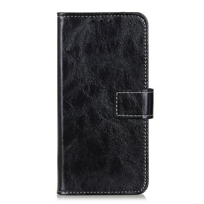 For iPhone 12 / 12 Pro 6.1 inch Crazy Horse Texture Vintage Leather Wallet Case Magnetic Shockproof Protective Cover with Stand Function