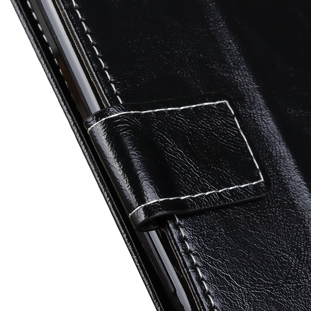 For iPhone 12 / 12 Pro 6.1 inch Crazy Horse Texture Vintage Leather Wallet Case Magnetic Shockproof Protective Cover with Stand Function