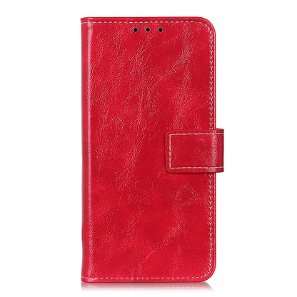For iPhone 12 / 12 Pro 6.1 inch Crazy Horse Texture Vintage Leather Wallet Case Magnetic Shockproof Protective Cover with Stand Function